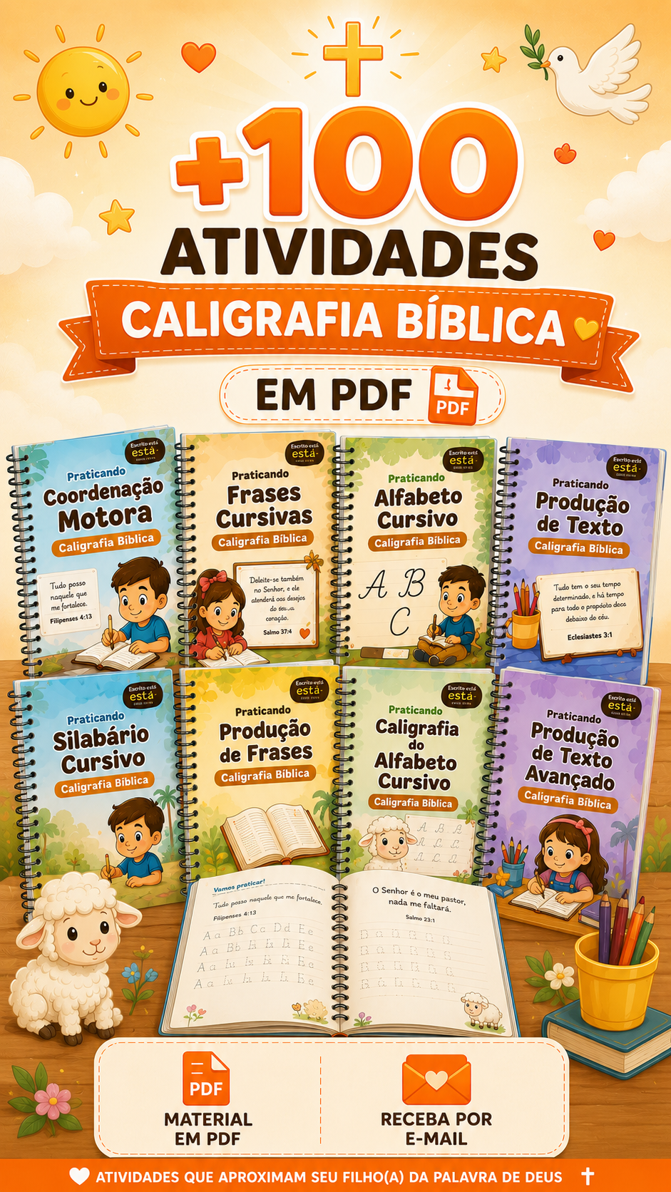 Cadernos de Caligrafia Bíblica